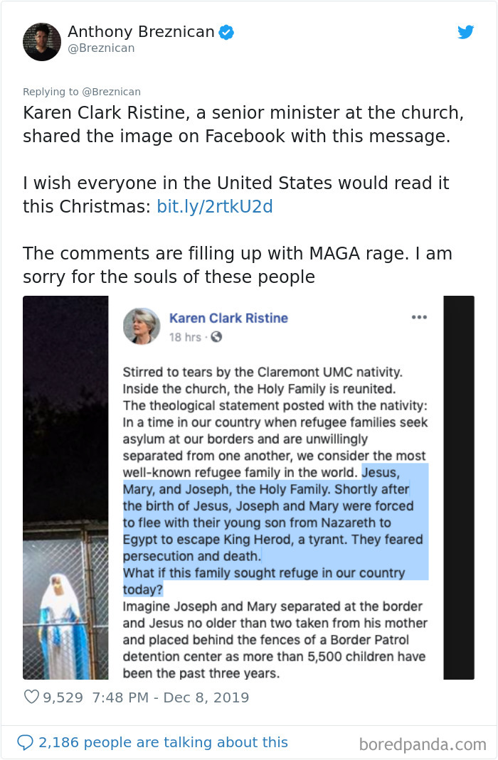 Church Sparks Heated Reactions By Putting Jesus, Mary, Joseph In Separate Cages, Separated By The Border Patrol Church Sparks Heated Reactions By Putting Jesus, Mary, Joseph In Separate Cages, Separated By The Border Patrol