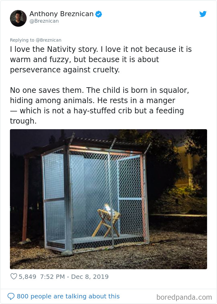 Church Sparks Heated Reactions By Putting Jesus, Mary, Joseph In Separate Cages, Separated By The Border Patrol