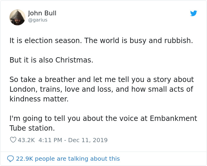 This Powerful Love And Loss Story On The London Underground Is Going Viral On Twitter This Powerful Love And Loss Story On The London Underground Is Going Viral On Twitter