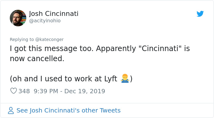 People With 'Offensive' Real Names Get Messages From Lyft Saying They Break 'Guidelines' People With 'Offensive' Real Names Get Messages From Lyft Saying They Break 'Guidelines'