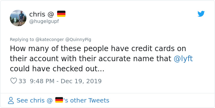 People With 'Offensive' Real Names Get Messages From Lyft Saying They Break 'Guidelines' People With 'Offensive' Real Names Get Messages From Lyft Saying They Break 'Guidelines'