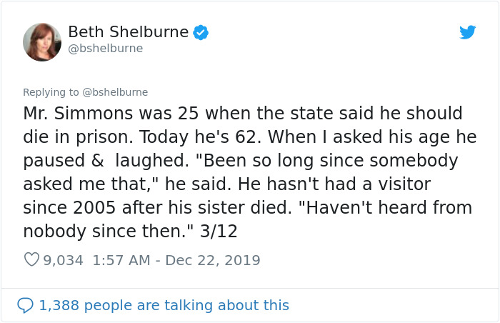 This Man Has Been In Prison For The Past 38 Years Since He Was Sentenced To Life For Stealing $9 In 1982