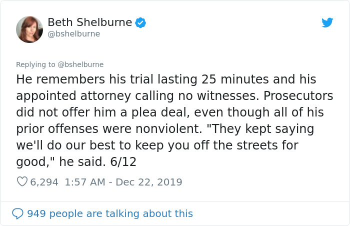 This Man Has Been In Prison For The Past 38 Years Since He Was Sentenced To Life For Stealing $9 In 1982