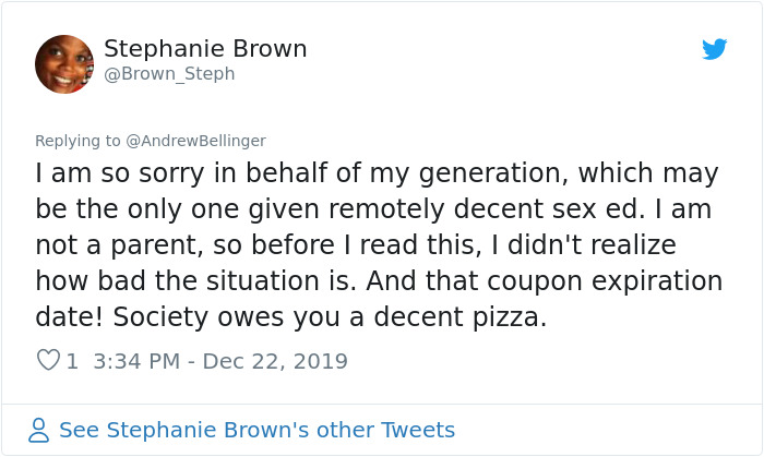 People Are Ridiculing Sex Ed In The USA After One Person Shares How He Had To Sign A Virginity Card That Was Also A Pizza Coupon People Are Ridiculing Sex Ed In The USA After One Person Shares How He Had To Sign A Virginity Card That Was Also A Pizza Coupon