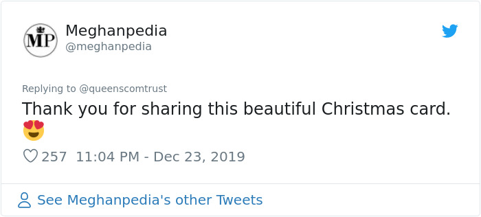 Harry And Meghan's Family Release Their Eco-Friendly Christmas Card Featuring Baby Archie Harry And Meghan's Family Release Their Eco-Friendly Christmas Card Featuring Baby Archie