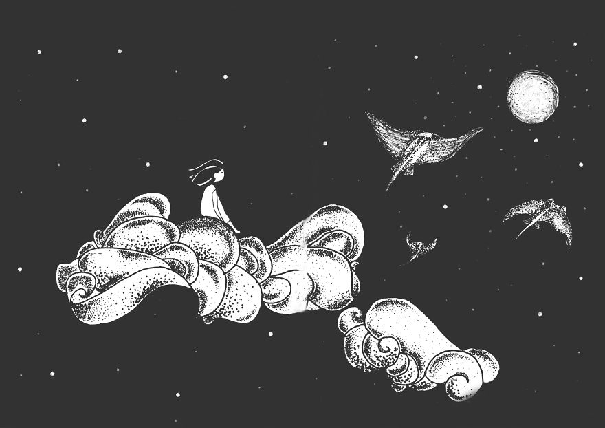 I Colored 12 Of My Old Drawings And Now They Look Like They Are From A Different World I Colored 12 Of My Old Drawings And Now They Look Like They Are From A Different World