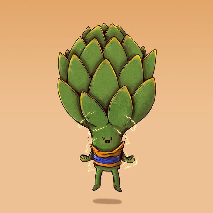 This Artist Wondered What Fruits And Vegetables Would Look Like If They Were Human