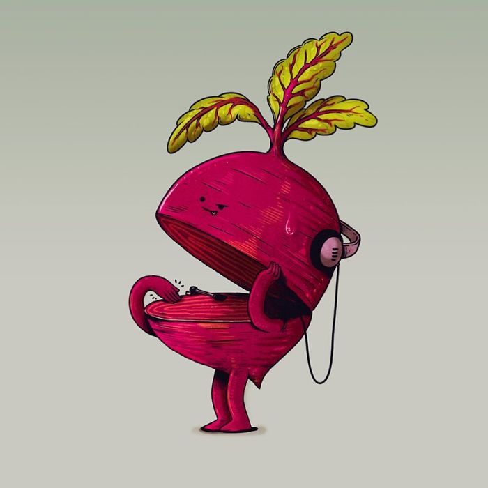 This Artist Wondered What Fruits And Vegetables Would Look Like If They Were Human