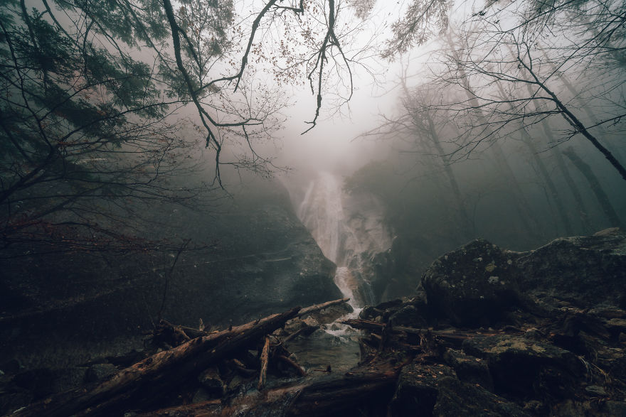 Fudo Falls In Mt. Mizugaki