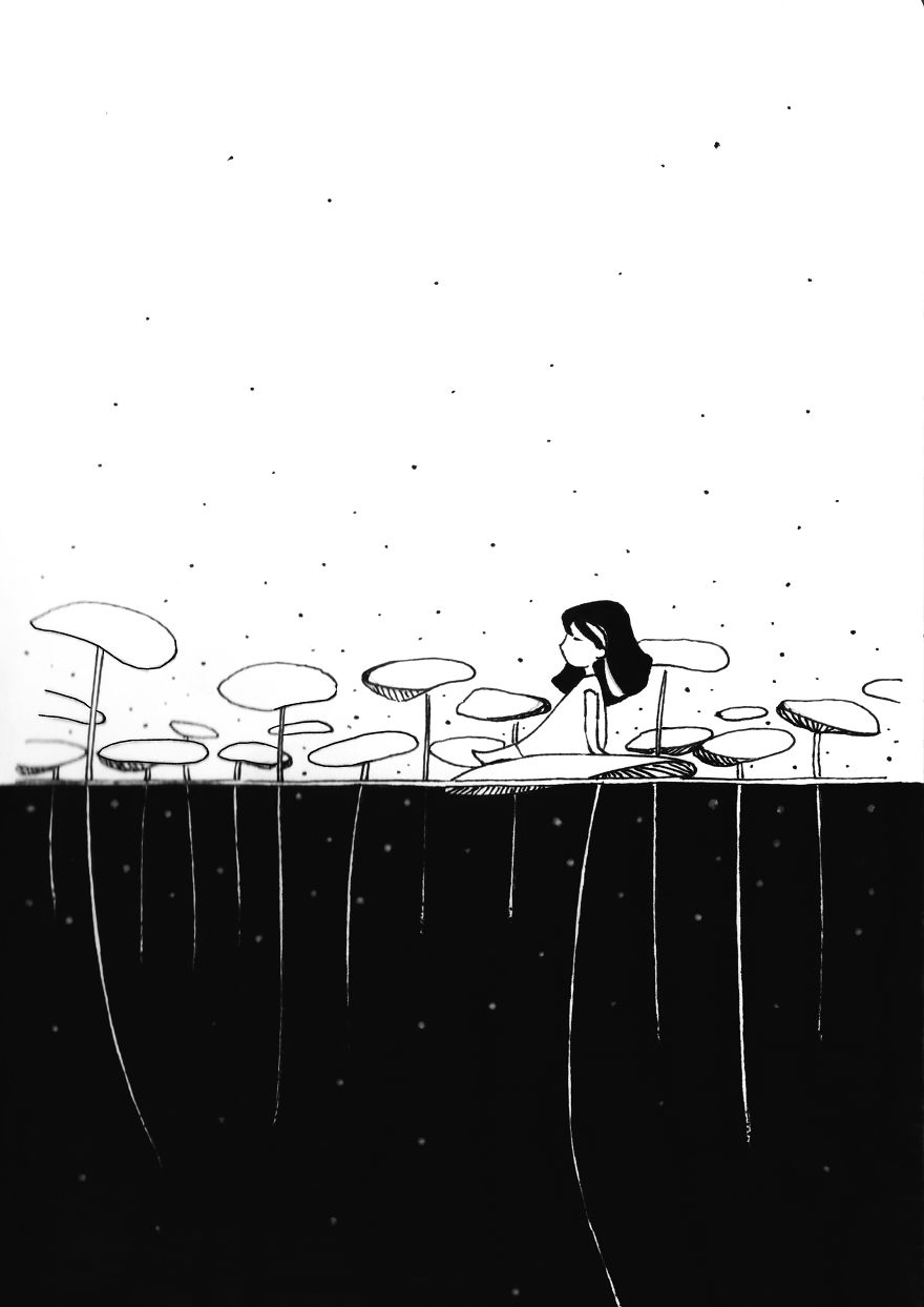 I Colored 12 Of My Old Drawings And Now They Look Like They Are From A Different World