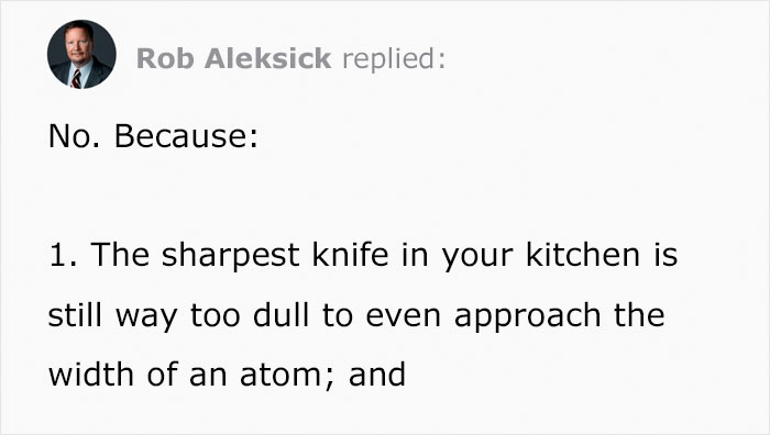Someone Asks Whether It's Possible To Cause A Nuclear Explosion By Cutting Tomatoes, Gets A Spot On Educational Answer Someone Asks Whether It's Possible To Cause A Nuclear Explosion By Cutting Tomatoes, Gets A Spot On Educational Answer