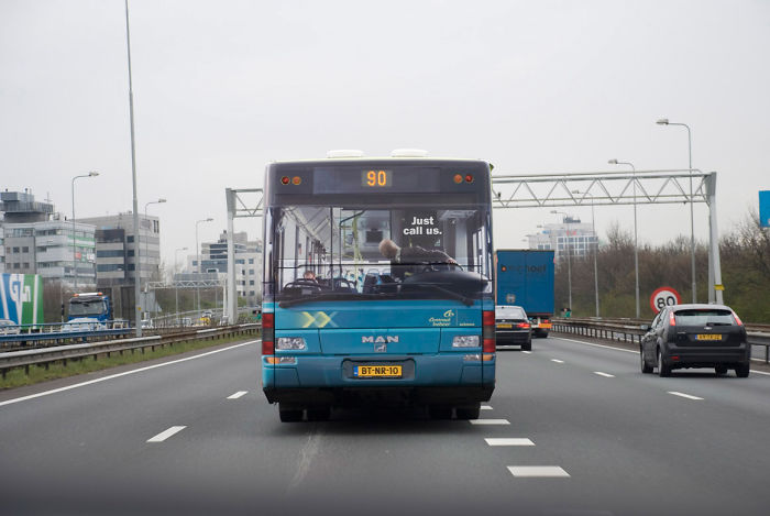 Centraal Beheer Insurance: Back Of The Bus