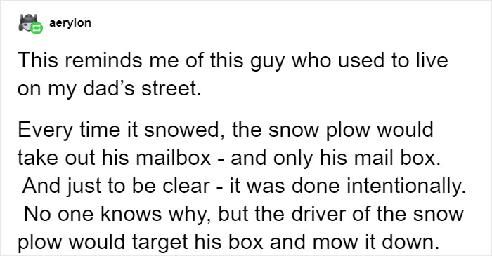 Guy Gets His Mailbox Ruined By A Snow Plow Every Snowfall, Gets Perfect Revenge Guy Gets His Mailbox Ruined By A Snow Plow Every Snowfall, Gets Perfect Revenge