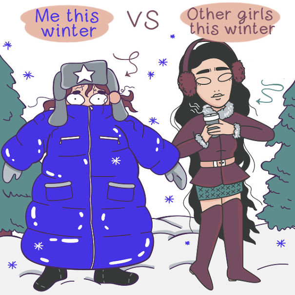 30 Funny Winter Comics That Almost Everyone Will Relate To