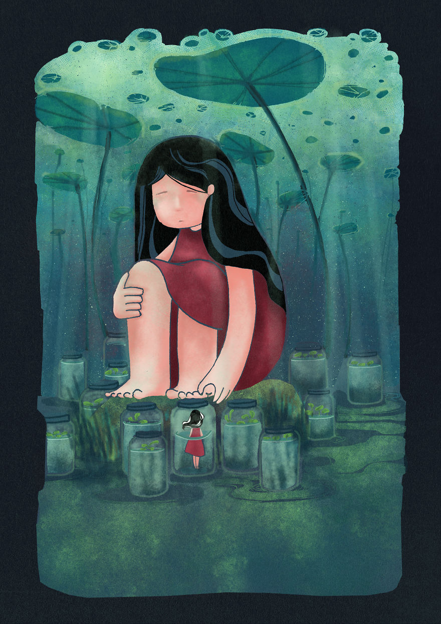 I Colored 12 Of My Old Drawings And Now They Look Like They Are From A Different World I Colored 12 Of My Old Drawings And Now They Look Like They Are From A Different World