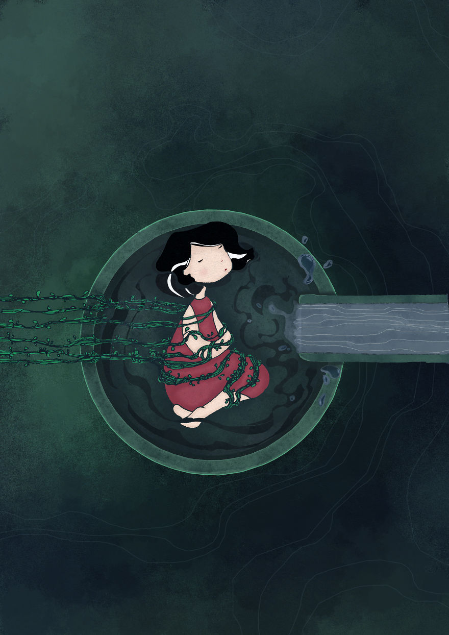 I Colored 12 Of My Old Drawings And Now They Look Like They Are From A Different World I Colored 12 Of My Old Drawings And Now They Look Like They Are From A Different World