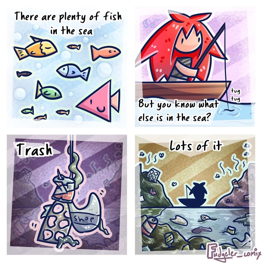 I Turn My Random Thoughts Into Comics