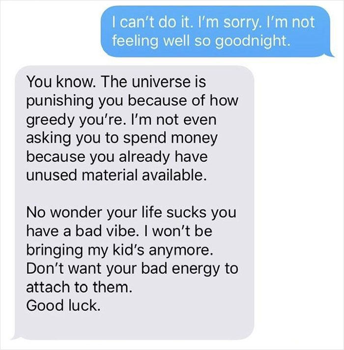 Man Doesn't Want To Pay This Babysitter, So She Shares Their Private Conversation In A Shaming Group