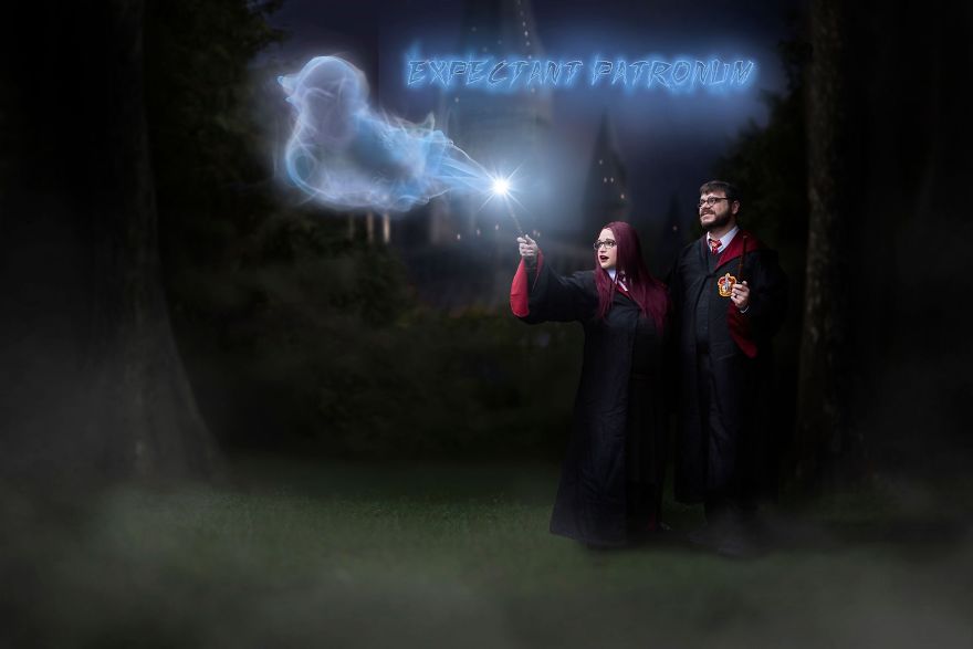 Our Epic Harry Potter Pregnancy Announcement Our Epic Harry Potter Pregnancy Announcement