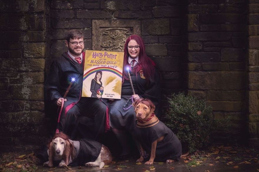 Our Epic Harry Potter Pregnancy Announcement Our Epic Harry Potter Pregnancy Announcement
