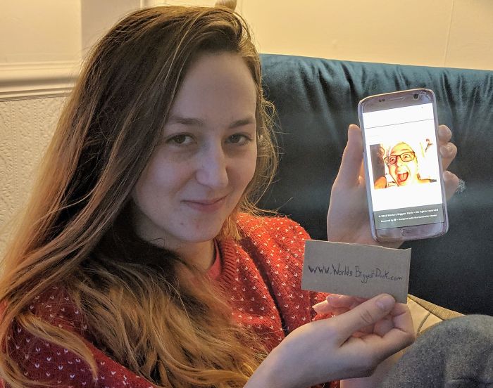 My Sister And I Call Each Other The World's Biggest Dork, Bought The Domain As A Christmas Surprise