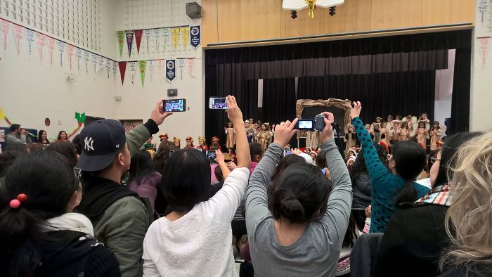 Trying To Watch My Kids Christmas Concert