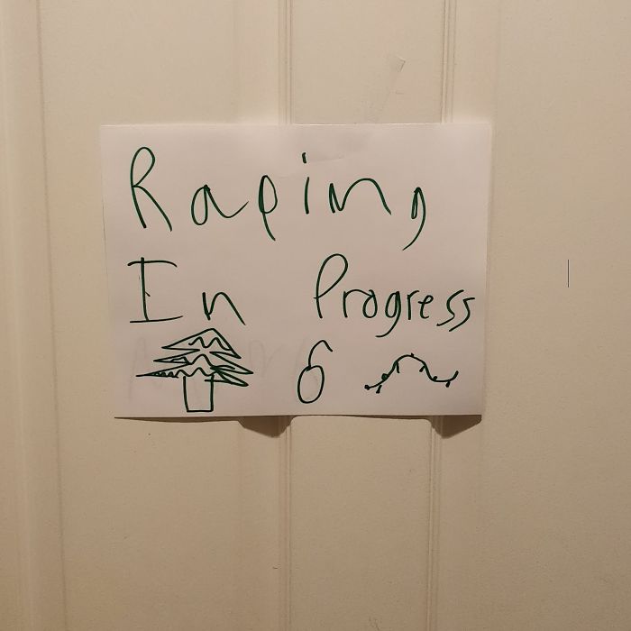 My Cousin Was *wrapping Presents