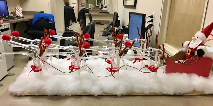 My OBGYN’s Xmas Decor