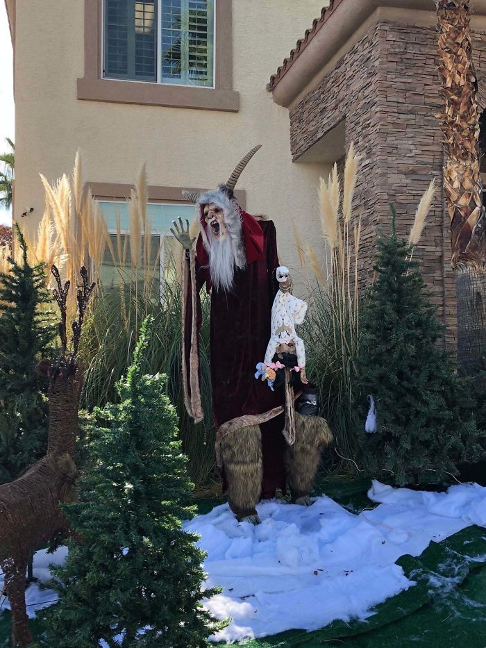 Christmas Decorations On My Street