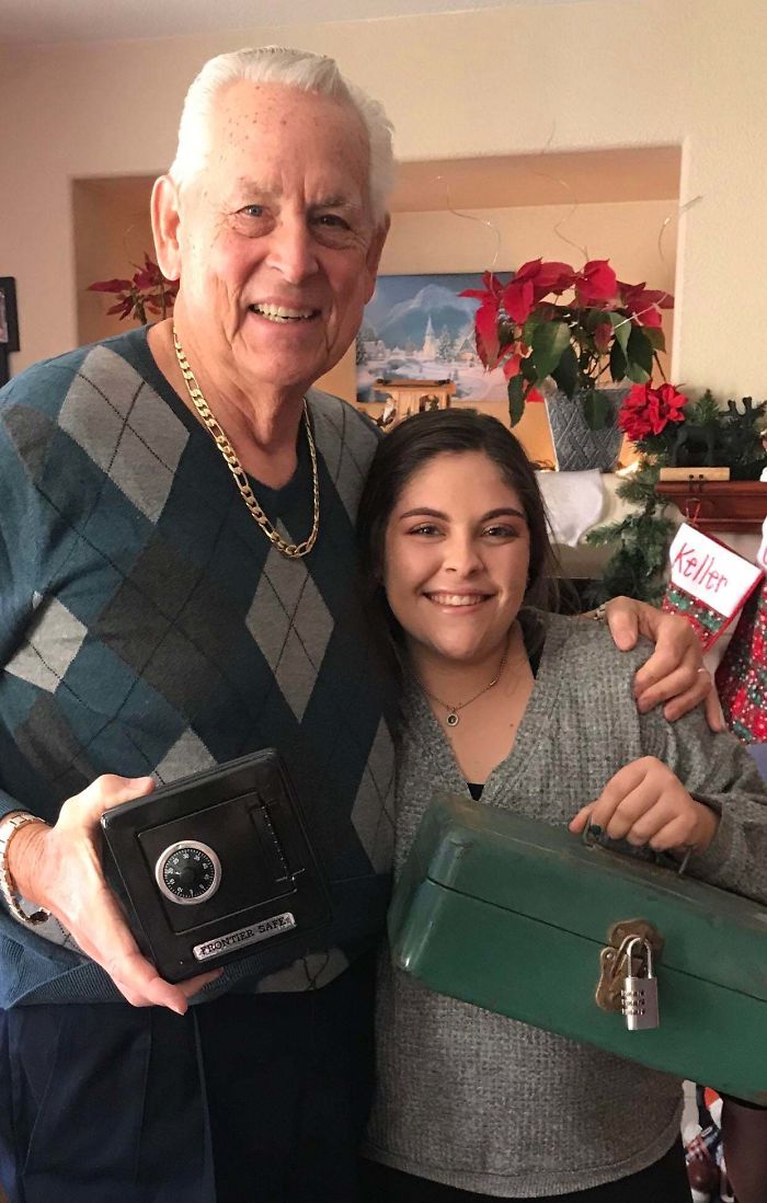 My Father In Law And His Granddaughter Have Been Trying For Years To Wrap Each Other’s Presents So You Can’t Get In. They Each Had The Same Idea This Year