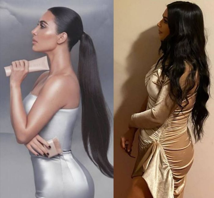 I Think She Still Looks Perfectly Fine On The Right But I Didn't Expect Her Waist To Be Normal Sized Because You Only Get To See Altered Pictures Or Pictures Of Her In Corsets