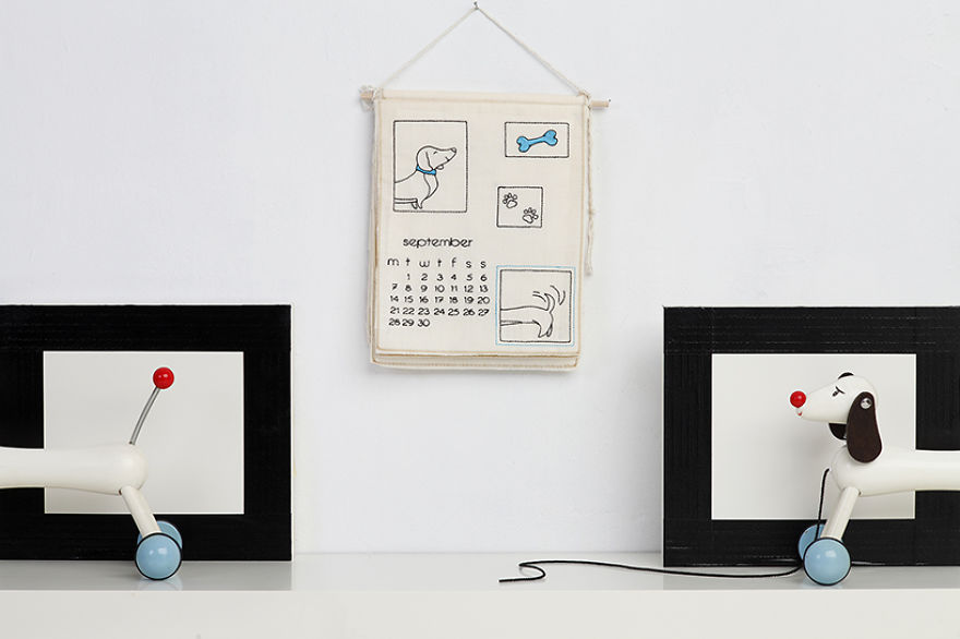 I Embroider The Days Of These Calendars To Warm Your Soul