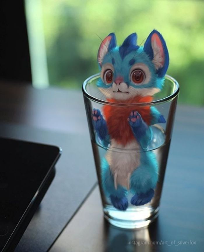 Artist Creates Extremely Cute Digital Animals And Brings Them To The Real World