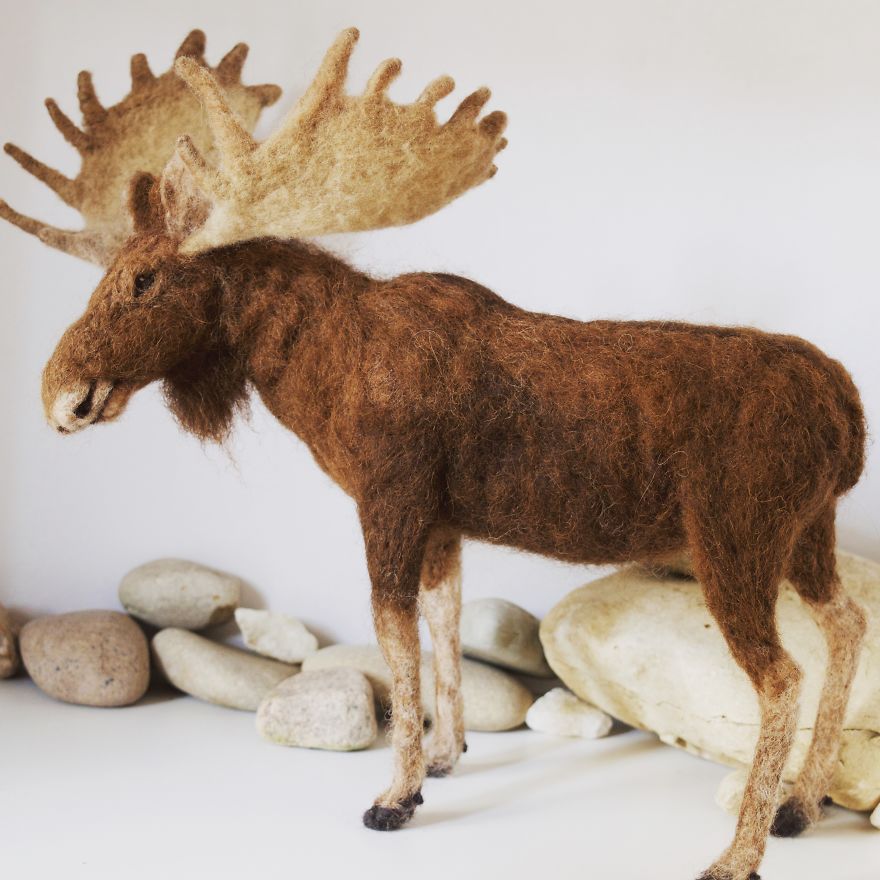 I Bring Wool To Life In Needle Felt Wildlife