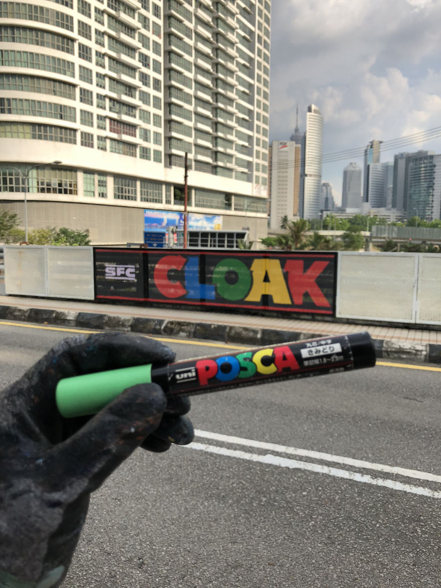 I Painted My Name Based On Iconic Markers' Logos