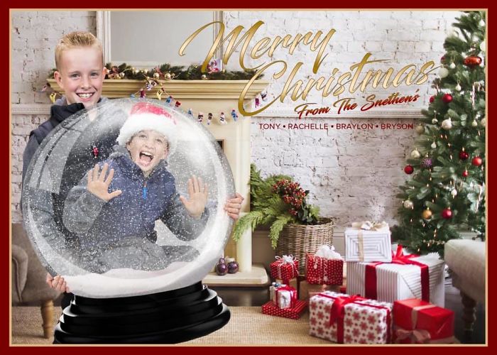I Use My Kids To Make The Most Epic Christmas Cards Every Year