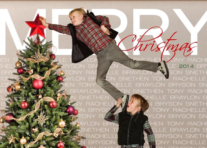 I Use My Kids To Make The Most Epic Christmas Cards Every Year