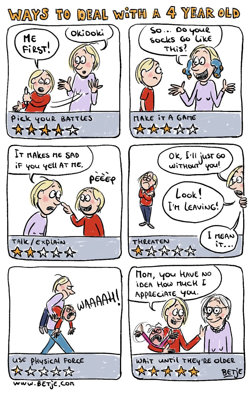 Ways To Deal With A 4 Year Old