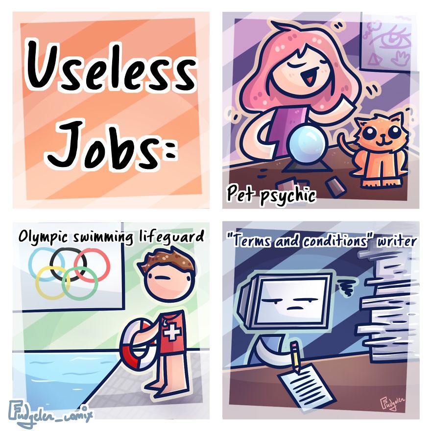 I Turn My Random Thoughts Into Comics