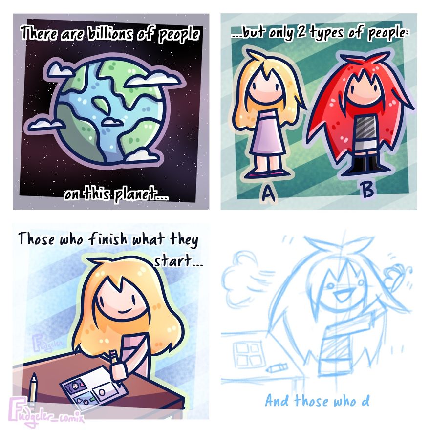 I Turn My Random Thoughts Into Comics