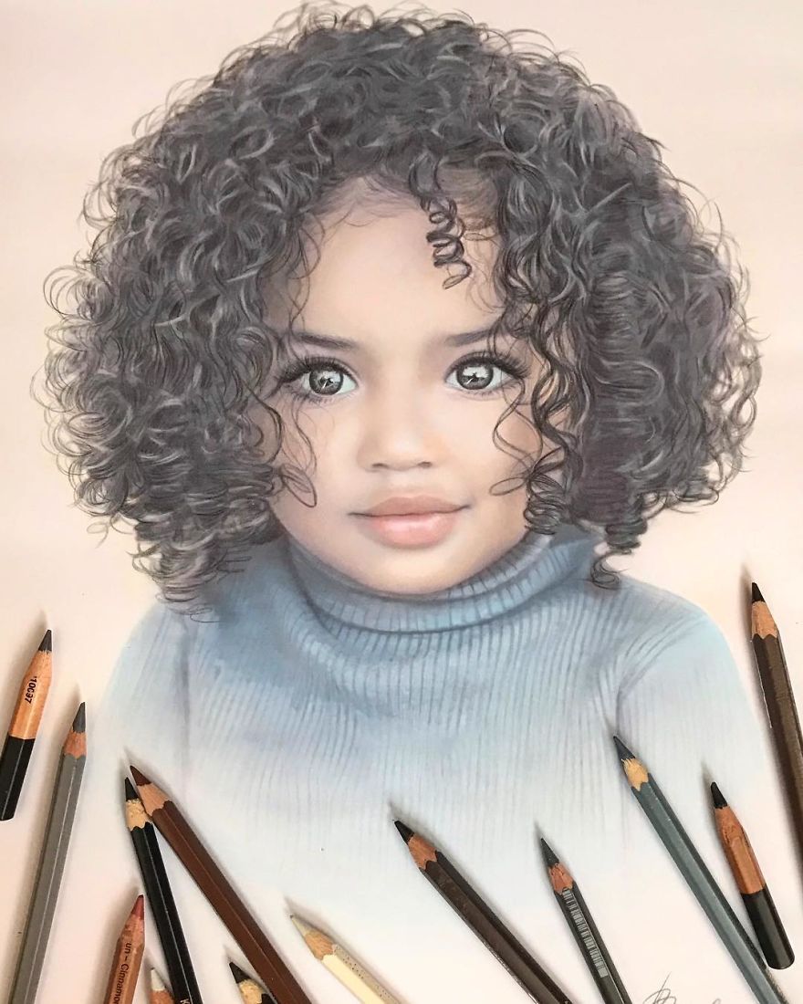 Artist Makes Amazing Hyper-Realistic Drawings Using Only Colored Pencils