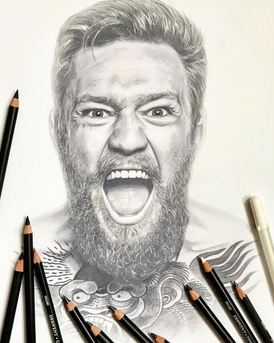 Artist Makes Amazing Hyper-Realistic Drawings Using Only Colored Pencils