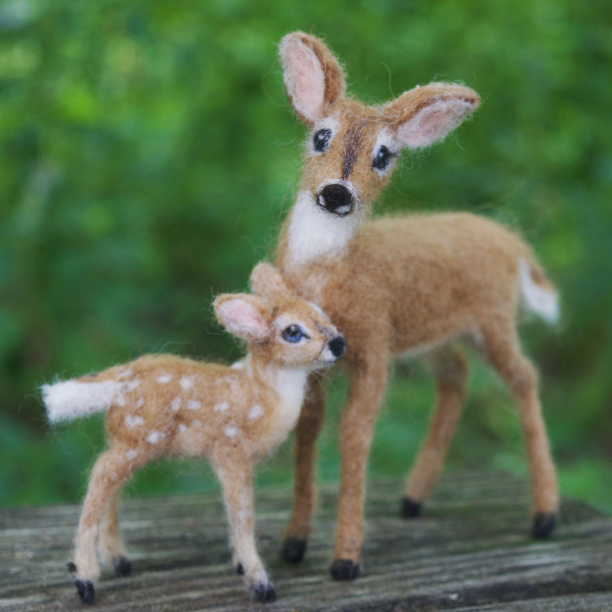 I Bring Wool To Life In Needle Felt Wildlife
