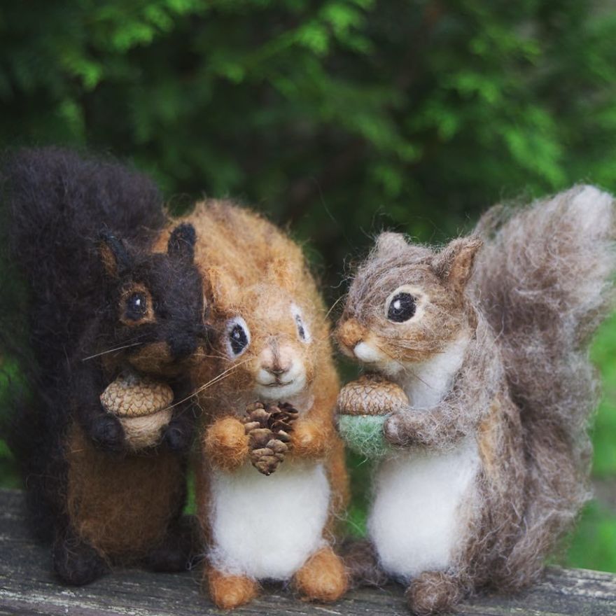 I Bring Wool To Life In Needle Felt Wildlife