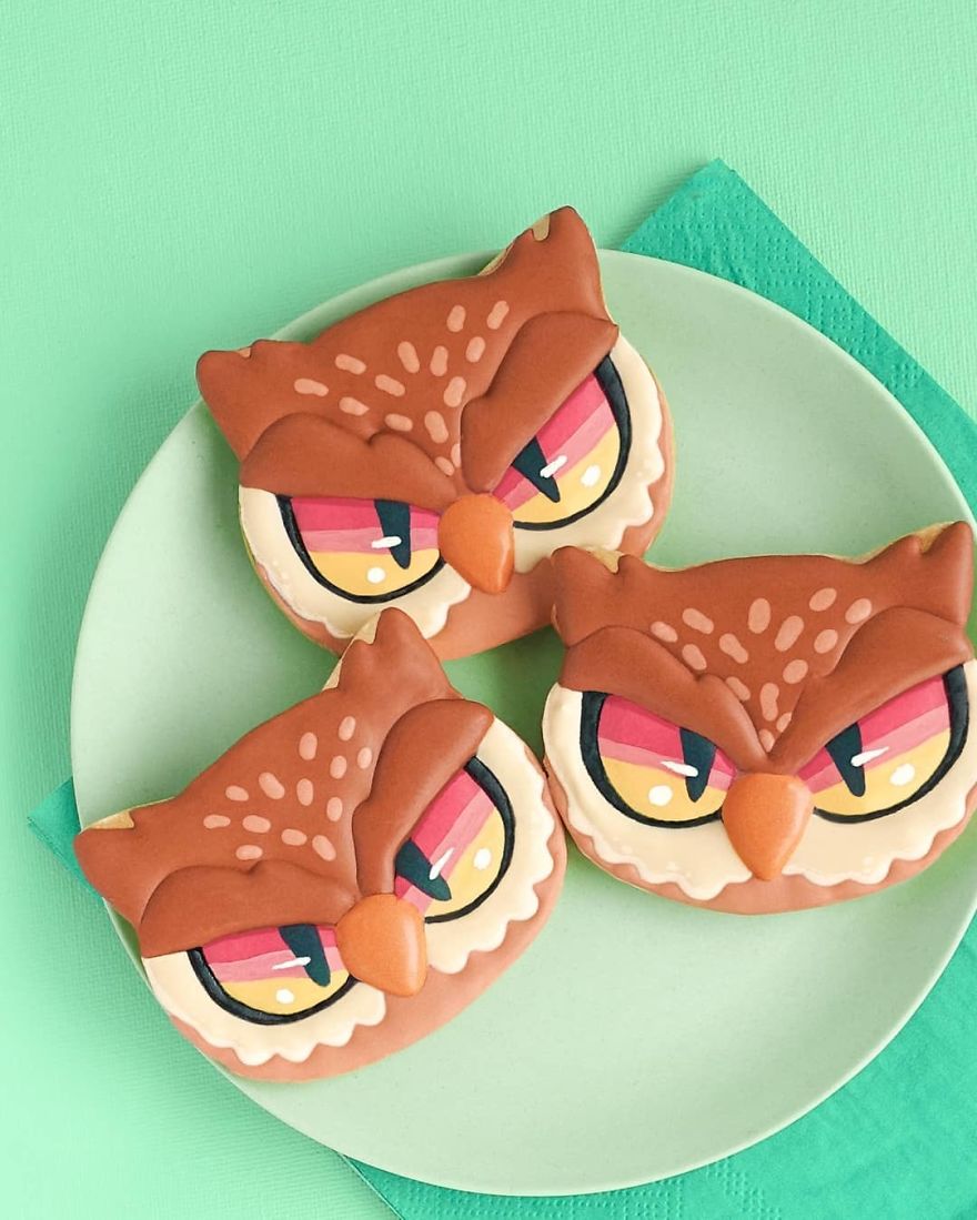 I Spend My Free Time Creating Cookies Of Characters Almost Too Cute To Eat!
