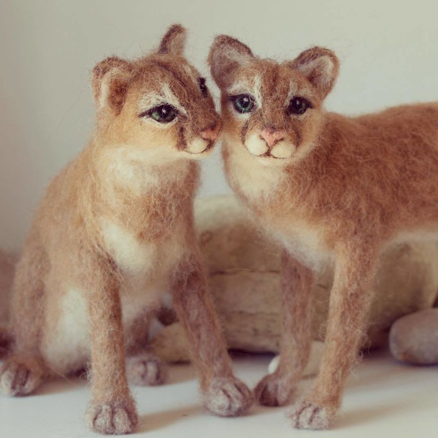 I Bring Wool To Life In Needle Felt Wildlife