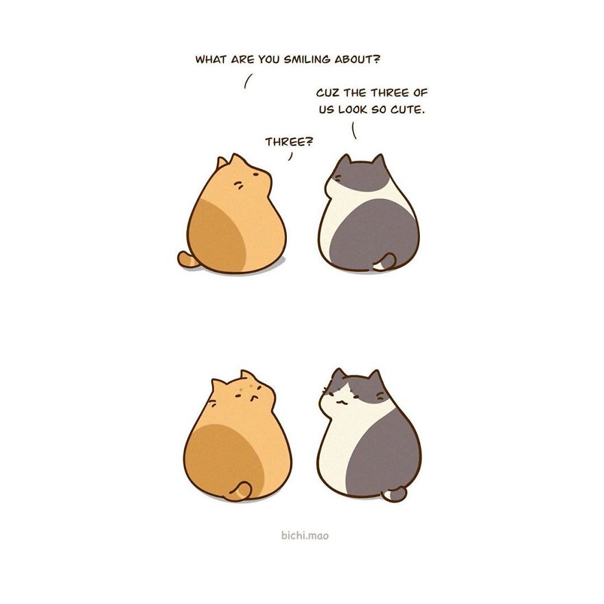 Artist Illustrates Cats With Attitude In Wacky Daily Life Scenarios!