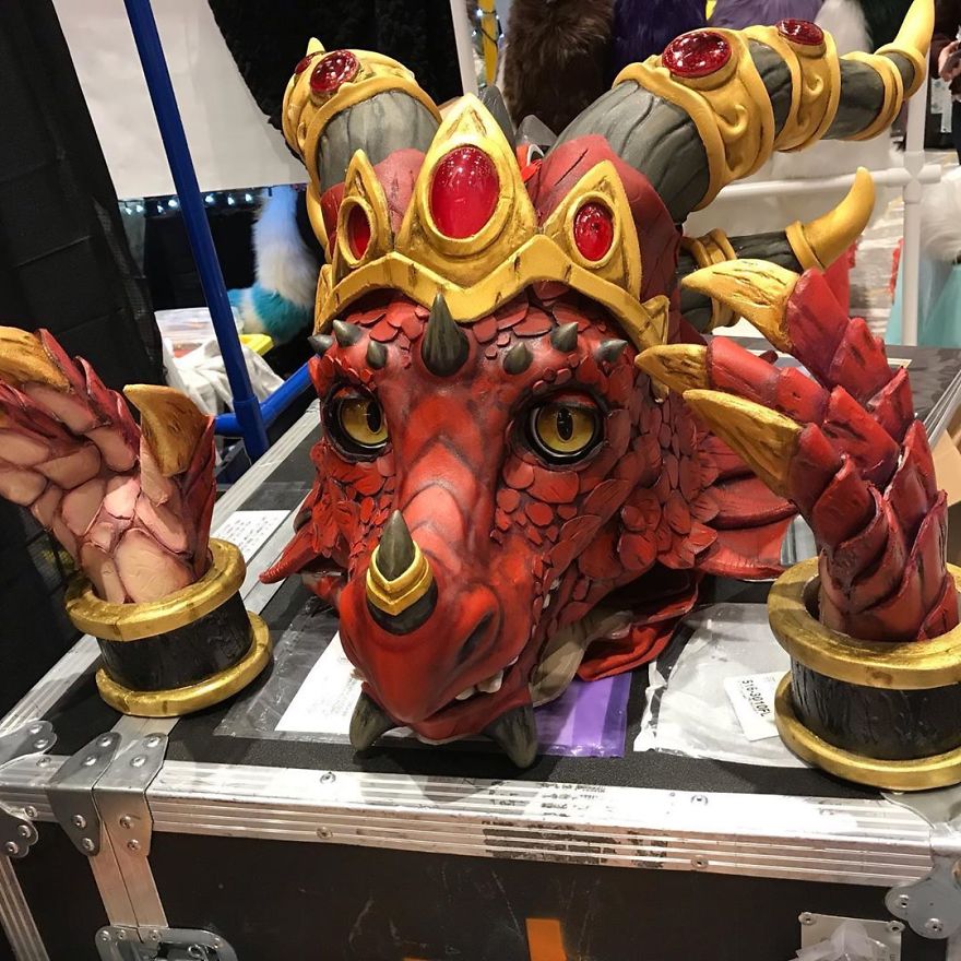 I Used Foam And 3D Prints To Create An Animated Dragon Cosplay And It Took Me Over 400 Hours (18 Pics) I Used Foam And 3D Prints To Create An Animated Dragon Cosplay And It Took Me Over 400 Hours (18 Pics)