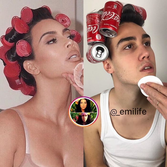This Guy Gained Thousands Of Followers On Instagram “Recreating” Celebrity Photos (New Pics)