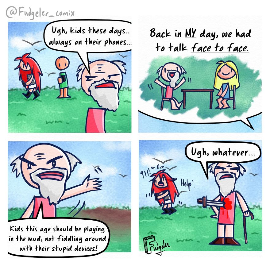 I Turn My Random Thoughts Into Comics